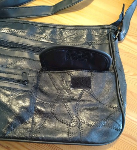 Damen Handtasche Schafsleder viele Taschen lang verstellbarer Riemen neu - Bild 11 von 12