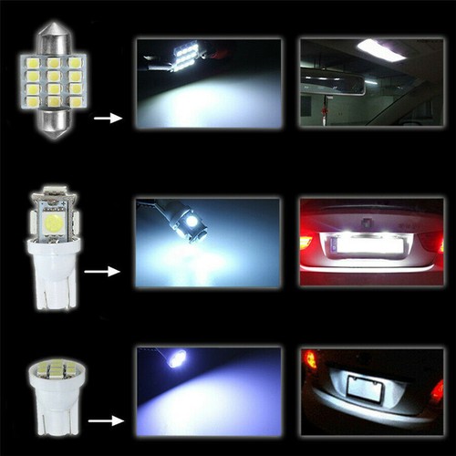 14Pcs CANbus Error Free Interior LED White Light Kit for 2010-2016 Cadillac SRX - Picture 4 of 12