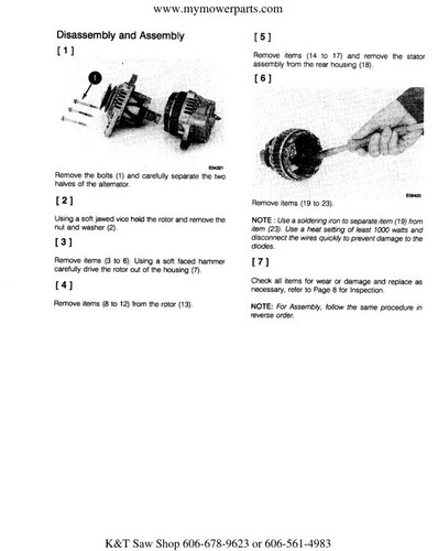 Cub Cadet 7000 7192-95 7200/05 7232-35 7260 7265 7272-75 7300/05 Servicehandbuch - Bild 7 von 8