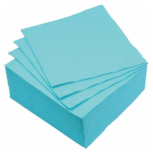 40Stk. Dekoservietten Papier Blau Servietten Papierservietten Einwegservietten - Bild 1 von 2