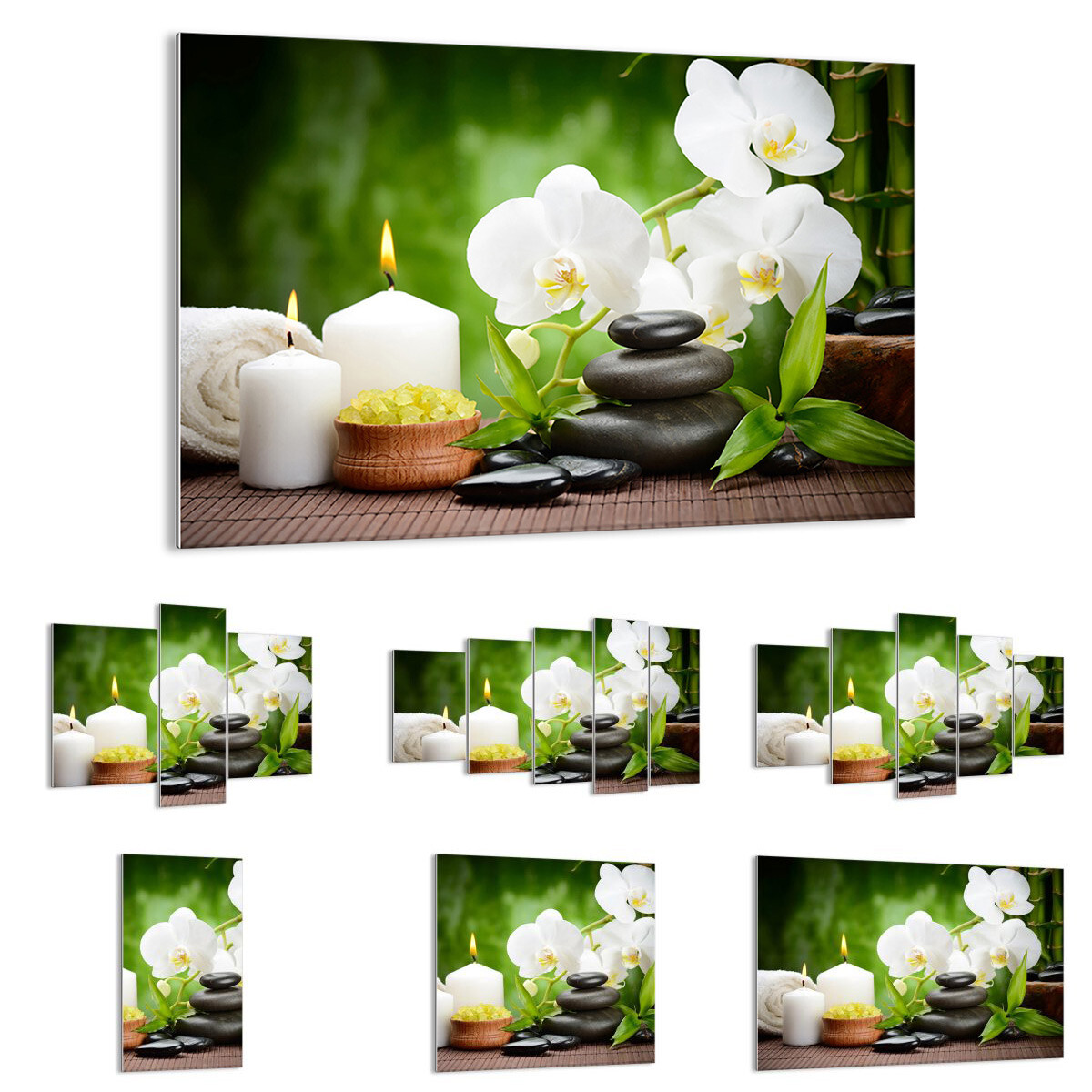 GLASBILD Wandbild Deko Blaume aromatherapie spa 2718 DE GLASBILD Wandbild Deko Blaume aromatherapie spa 2718 DE