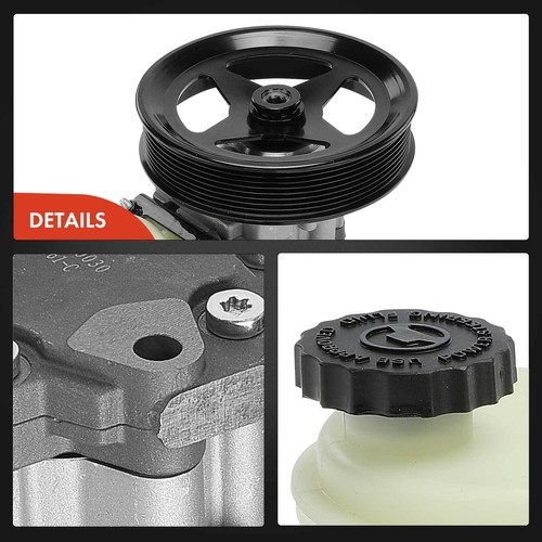 Power Steering Pump w/ 8-Groove Pulley for Dodge Ram 1500 2500 3500 7696974161 - Picture 8 of 11