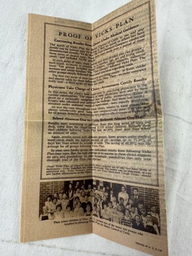 Vintage Vicks Sample Box - For the Mother- VapoRub/Va-Tro-Nol & advertisement - Picture 8 of 11