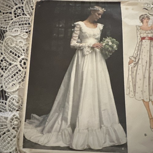 Vogue’s Bridal Design Pattern 1815 Bridesmaids Dress Size 12 Uncut FF - Picture 3 of 6