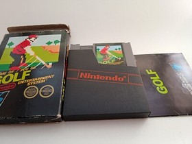 ✨ Golf NES FAH Double Sceaux Rare Complet PAL B Nintendo  1987 NES P GF-FRA-1 ✨