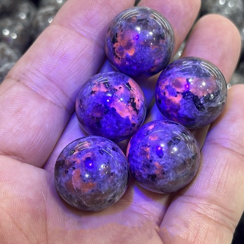 5 piezas bola de cristal esfera de cuarzo golem de fuego natural curación Reiki 20 mm - Imagen 4 de 24