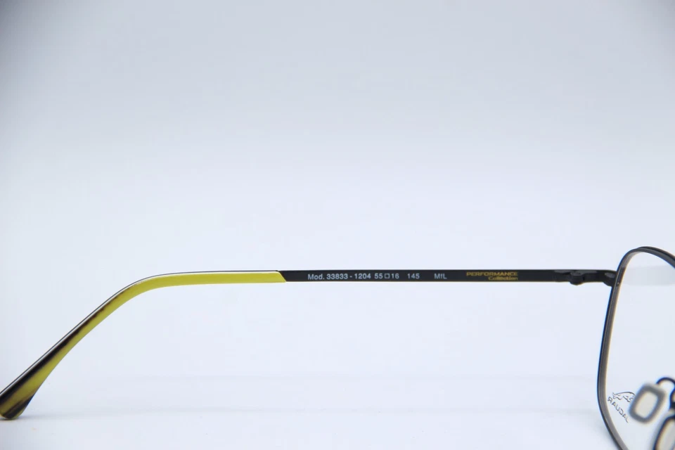 NUEVAS GAFAS JAGUAR MOD.33833-1204 MIL MATE NEGRO VERDE AUTÉNTICAS 55-16 Foto 3 de 4