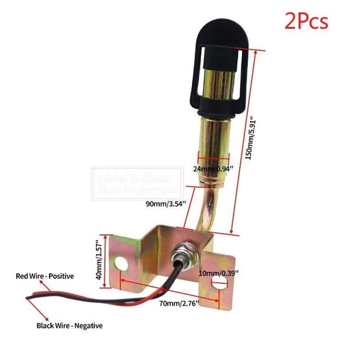 DIN Amber Beacon Rotating Flashing Mount Flexible Pole Tractor Mounting Light - Bild 20 von 24