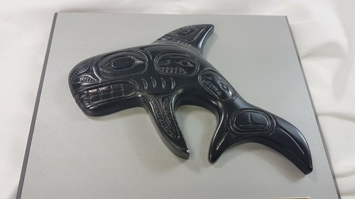 First Nations British Columbia Killer Wal Perle Halskette Anhänger - Bild 6 von 8