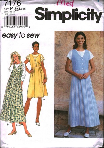 7176 Simplicity Sewing Pattern MIsses Jumper Knit Top 6-22 UNCUT OOP Sew - Picture 1 of 2