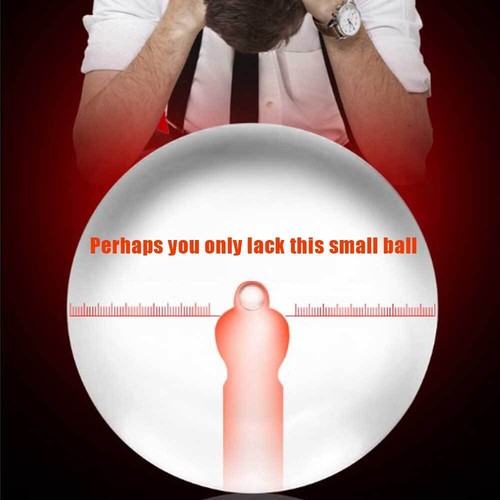 Penis Extender Ball Condom Reusable Natural Latex Condom for Men Enlarge Beads - Picture 6 of 11
