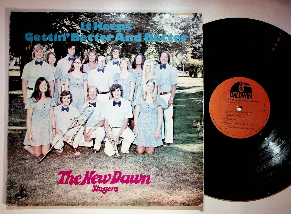 洋楽 Gospel Supreme Singers LP Trumbull CT New Dawn Singers It Keeps Gettin Better Gospel Vinyl