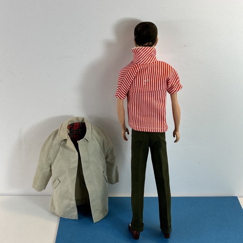 Vintage Barbie KEN DOLL Flocked Hair Brunette, 1961 Mattel Japan W Outfit 60s - Picture 4 of 24