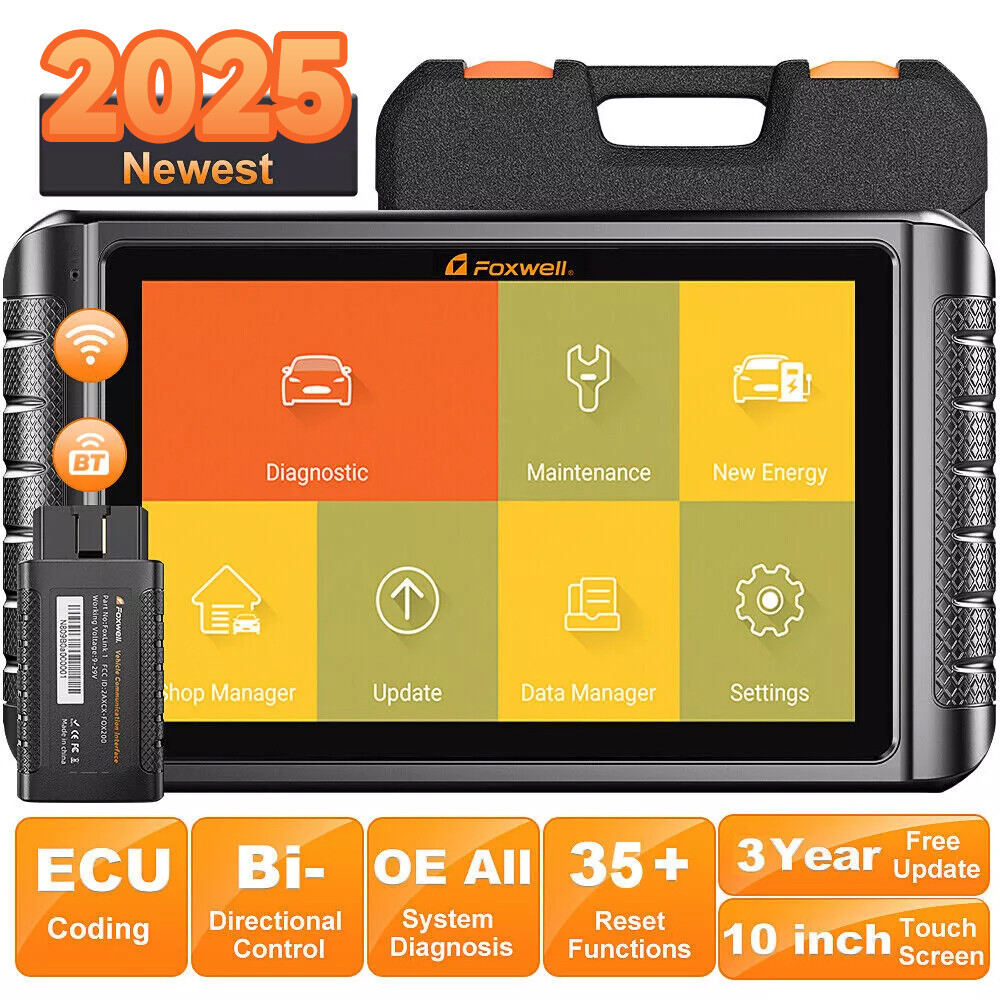 FOXWELL NT1009 Bidirectional Car OBD2 Scanner Diagnostic Tool E-CU