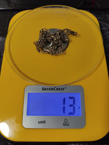 CADENA ANTIGUA DE PLATA DE LEY 925 13 GRAMOS - Picture 2 of 4