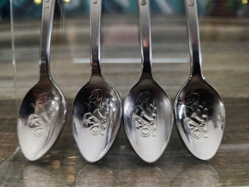 Rolex Bucherer Of Switzerland Spoons, Vintage 4 Marked CB Design w/Crown Tree - Picture 9 of 10