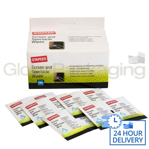 200 x SCREEN CLEANING SACHETS DRY / WET WIPES LAPTOPS - 第 1/6 張圖片