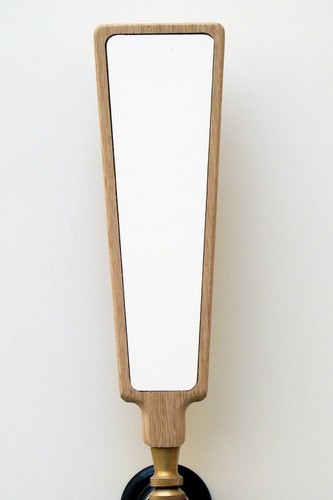 Bierzapfhahn Griff doppelseitig mit schwarzer Kreidetafel oder weißen trocken abwischbaren Einsätzen. - Bild 15 von 17