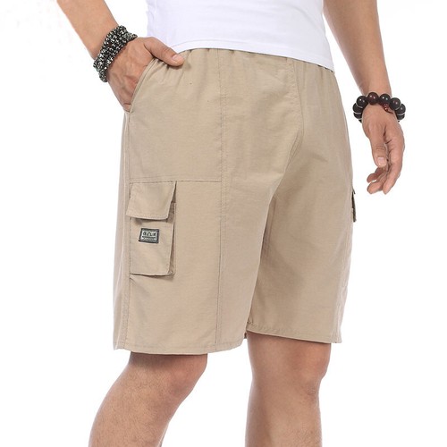 Men's Summer Casual Sports Loose Fashion Solid Color Comfortable Casual Shorts - Picture 4 of 11