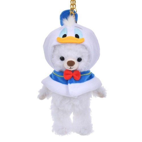 Japan Tokyo Disney Store Donald UniBearsity Plush Keychain Costume Poncho - Picture 2 of 4