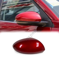 Red Right Passenger Side Rearview Mirror Cap Cover For Nissan Sentra 2020-2024