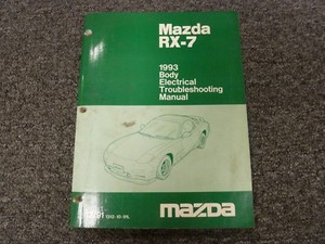 1993 Mazda Rx 7 Body Electrical Troubleshooting Service Manual 1 3l R2 Turbo Ebay 1993 Mazda Rx 7 Body Electrical Troubleshooting Service Manual 1 3l R2 Turbo Ebay