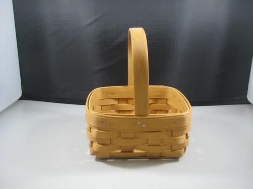 Vintage Longaberger 2003 DKR Small Woven Basket 6x5.5x5.5 Free Shipping - Picture 6 of 12