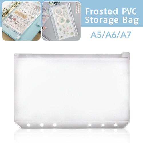 10 Stück Klar A5/A6/A7 Ordner Tasche Reißverschluss Ordner Dokument Fülltaschen Kit - Bild 2 von 15