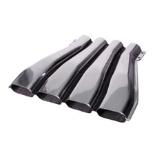 Quad Exhaust Fantail Finisher   Stainless Steel, Quad Exhaust Fantail Finisher