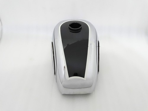 FIT FOR HOREX RESIDENT BLACK CHROME FUEL TANK - Picture 3 of 6