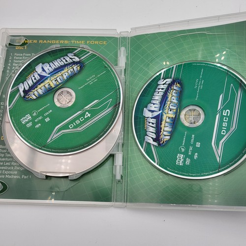 Saban's Power Rangers Time Force DVD Complete Series 5 Discs 40 Episodes - Picture 7 of 7