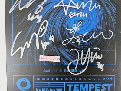 TEMPEST 直筆サイン入り CD アルバム It's ME, It's WE TEMPEST It's Me, It's We Signed Promo Album Autographed