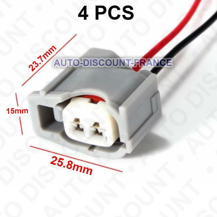 Spamietz 4X Adaptateurs D'Injecteur De Carburant Chapeau Entretoises De Buse De Carburant Prolongateurs Accessoires De Capuchon Supérieur De Voiture