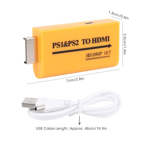 For PS1 To Video Converter Adapter 1080P HD Game Video Card - Afbeelding 4 van 12