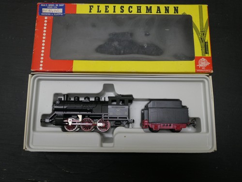 Locomotive à vapeur Fleischmann 4125 0-6-0 calibre H0 dans sa boîte