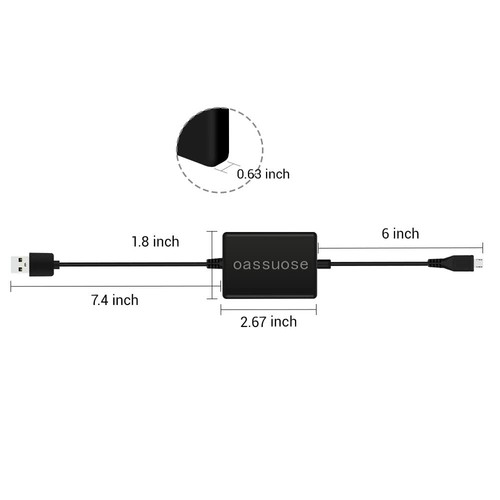 USB Stromkabel Adapter für Fire TV Stick Powers Streaming TV Sticks direkt fr - Bild 6 von 6