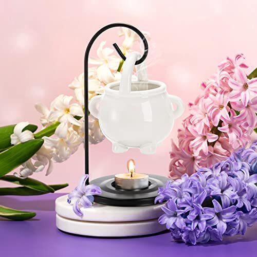 2Pack Hanging Cauldron Pagan Oil Burner Witchcraft Wax Warmer Aroma Diffuser - Picture 2 of 6