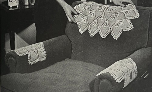 1940's Crochet Patterns Books Prize Winners & Favorites Doilies Luncheon Sets + - Picture 24 of 24