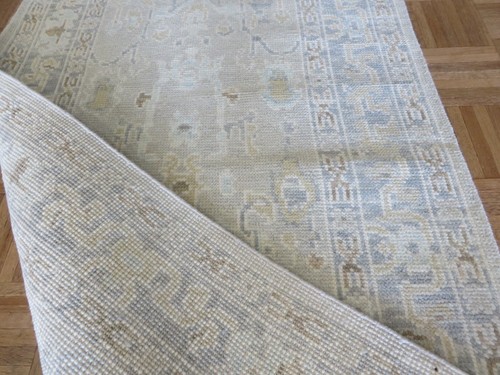 2'11 x 5'5 Hand Knotted Gray Modern Oushak Oriental Rug G15865 - Picture 10 of 10