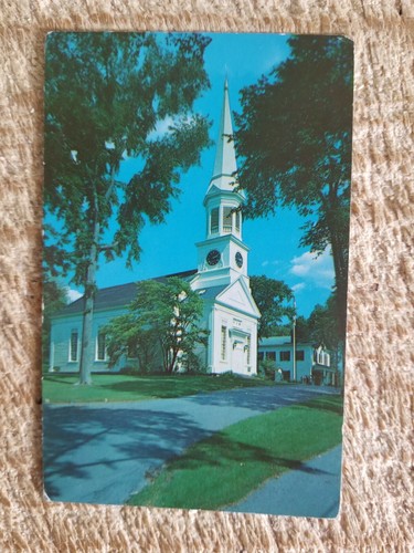 ERSTE PFARRKIRCHENGEMEINDE, YORK, MAINE.VTG POSTKARTE*P63 - Bild 1 von 2