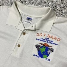 Sky Narc INIA Drug Terrorist Conference Tampa 2012 Polo Shirt Size XL