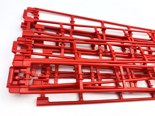 12 Micro Knex Roller Coaster Track Red 16" Straight K'NEX Parts - Picture 3 of 5