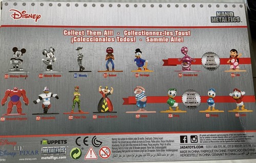 Disney Nano Metalfigs Paquete de 10 NUEVOS Jada Toys, Mickey, Scrooge, Huey, Dewey + - Imagen 9 de 10