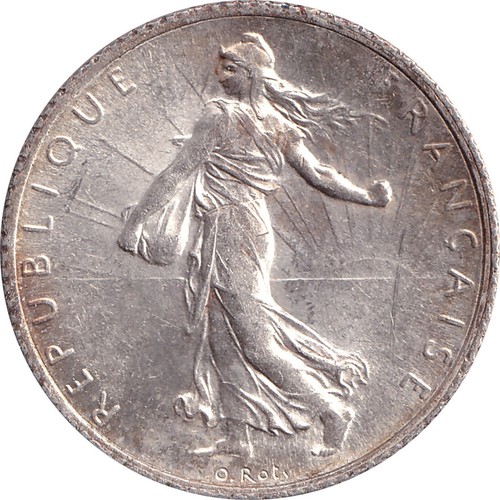 Frankreich - 1 Franc - Sämaschine - 1920 - Nr. 825 - Bild 2 von 2