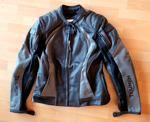Triumph Motorradjacke Leder Gr. M Damen