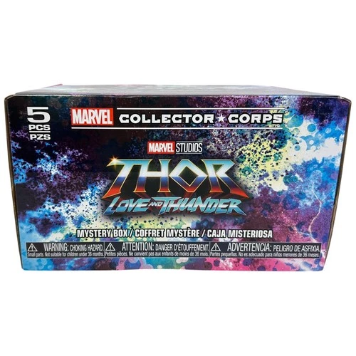 Funko Pop Thor Love & Thunder Marvel Collector Corps Box Set Shirt Size Medium