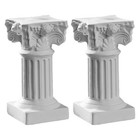  2 Stück römische Säule Kerzenhalter Harz Säule Statue römische griechische