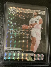 2024-25 Panini Mosaic Give And Go Mosaic Prizm Stephon Castle #6 RC 🍀
