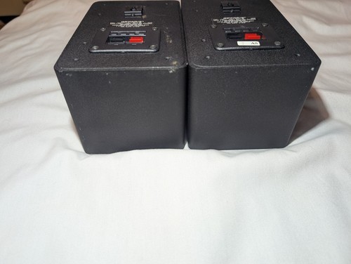2x OPTIMUS PRO 7AV BLACK BOOKSHELF SPEAKERS - NICE SOUND - 7"x4.5" - Picture 7 of 7