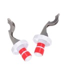  2 Pcs Rotweinverschluss Kapselheber Flaschenöffner Weinflaschendichtungen